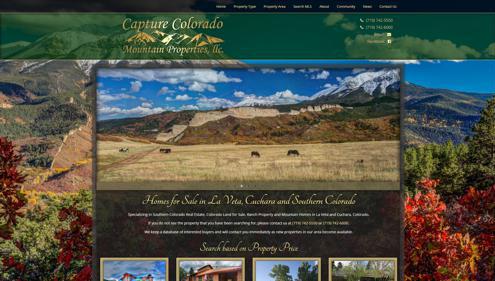 Featured website for Capture Colorado